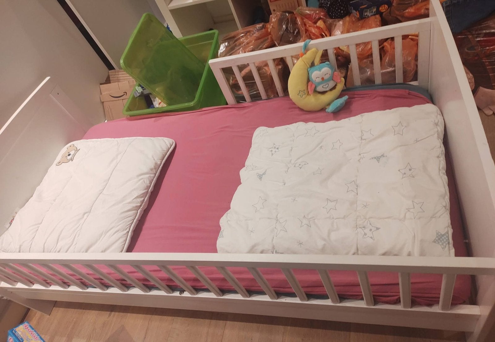Peuterbed, Ophalen, Gebruikt, 70 tot 85 cm, 140 tot 160 cm