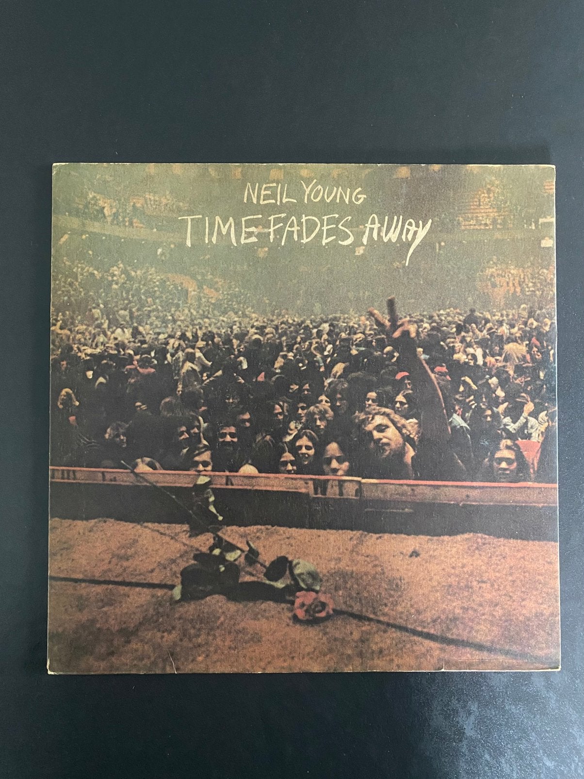 Neil Young Time fades away 1974 Germany, Cd's en Dvd's, Vinyl | Rock, Ophalen of Verzenden, Gebruikt