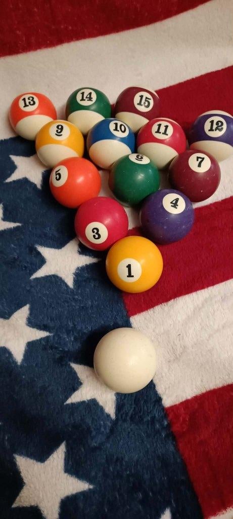 boulles de billard, Envoi