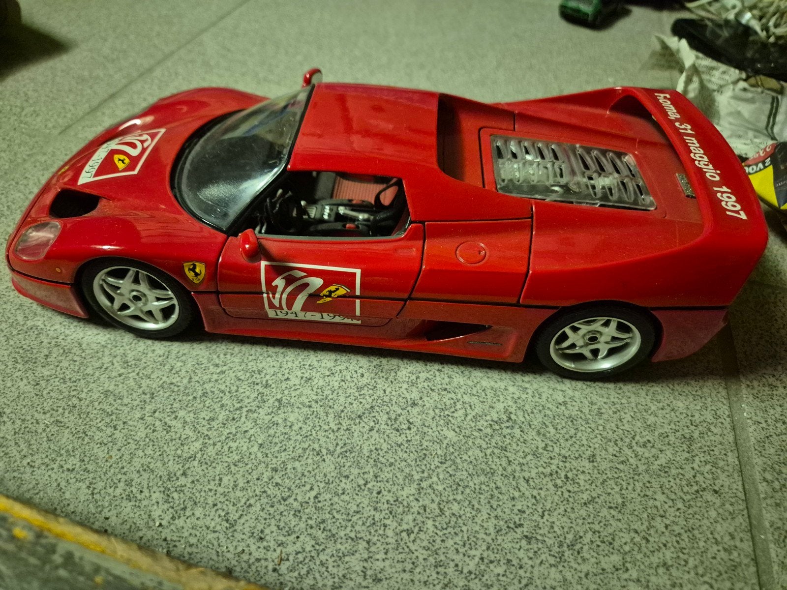 Burago ferrari f50 1.18 los 50j, Enlèvement ou Envoi, Burago
