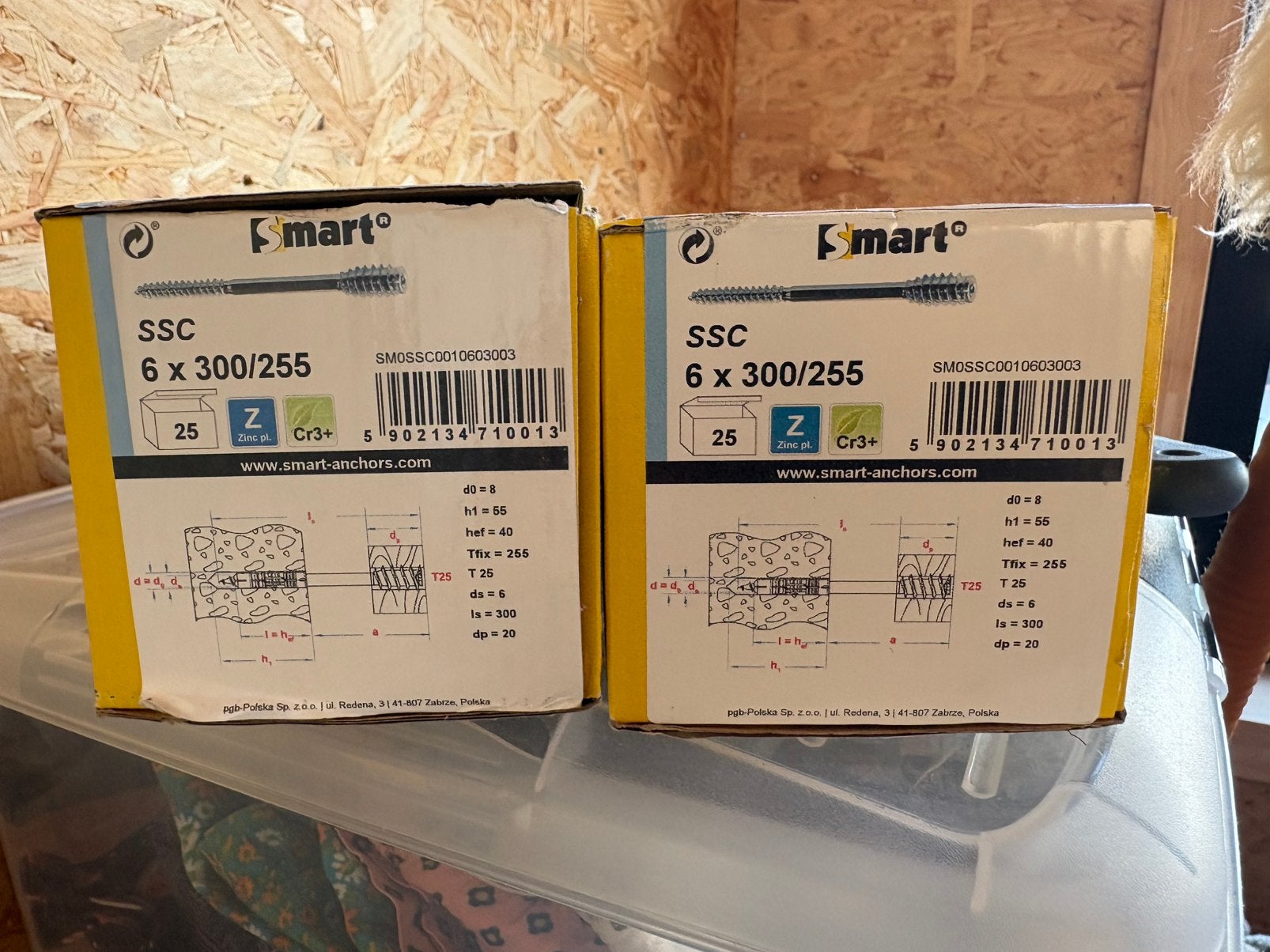 Distance entre vis Torx 6,0 x 300 mm, Bricolage & Construction, Enlèvement, Neuf, 250 mm ou plus, Vis