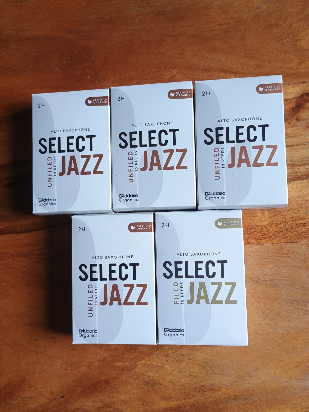 D'addario Jazz Select 2H alt saxofoon rieten, 47 stuks nieuw, Musique & Instruments, Instruments à vent | Saxophones, Alto, Enlèvement ou Envoi