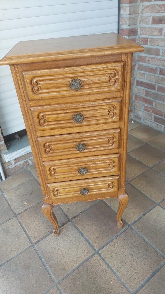 Ladenkast 5 schuiven, Ophalen