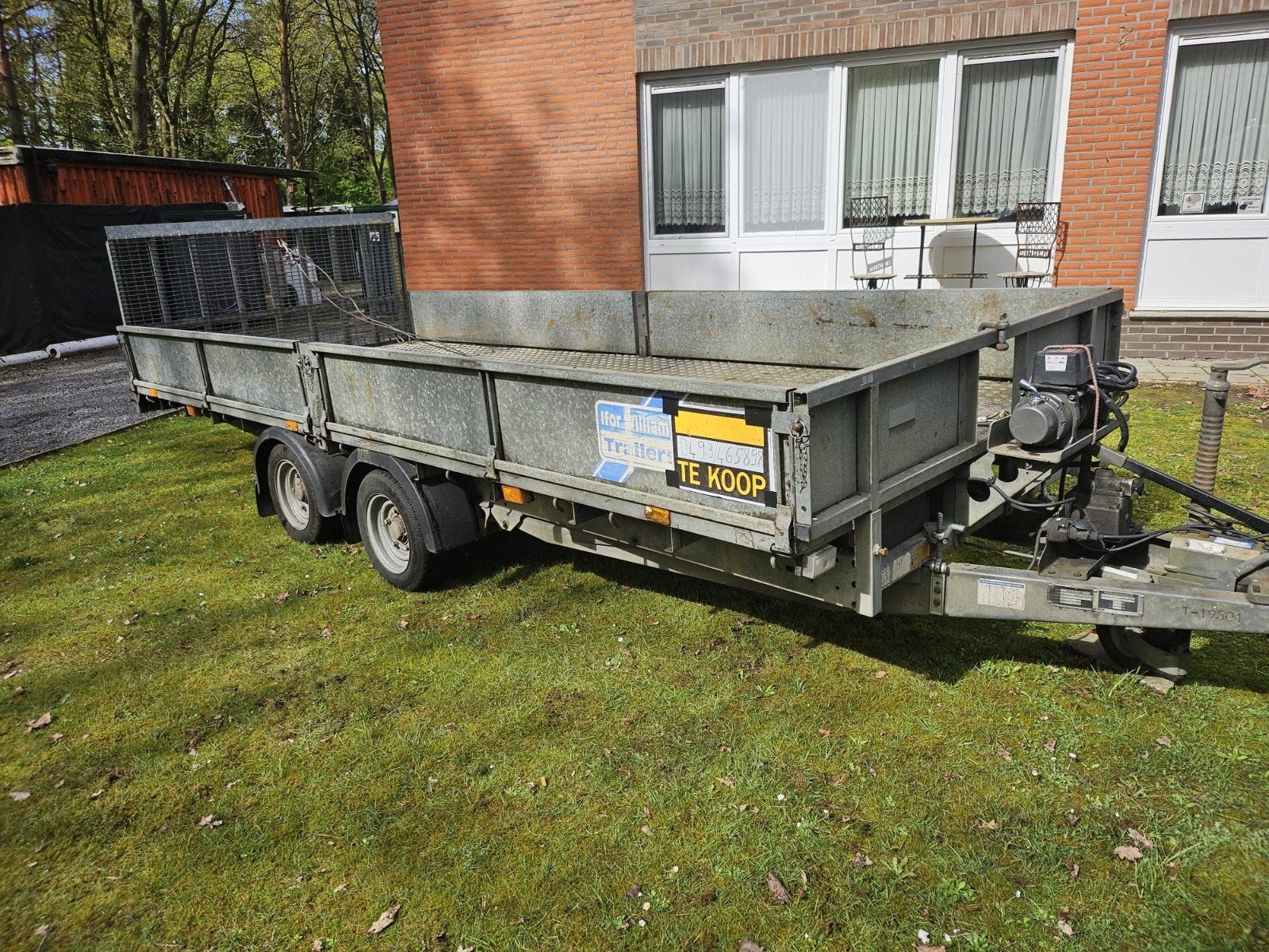 machine transporter, Auto diversen, Aanhangers en Bagagewagens, Ophalen