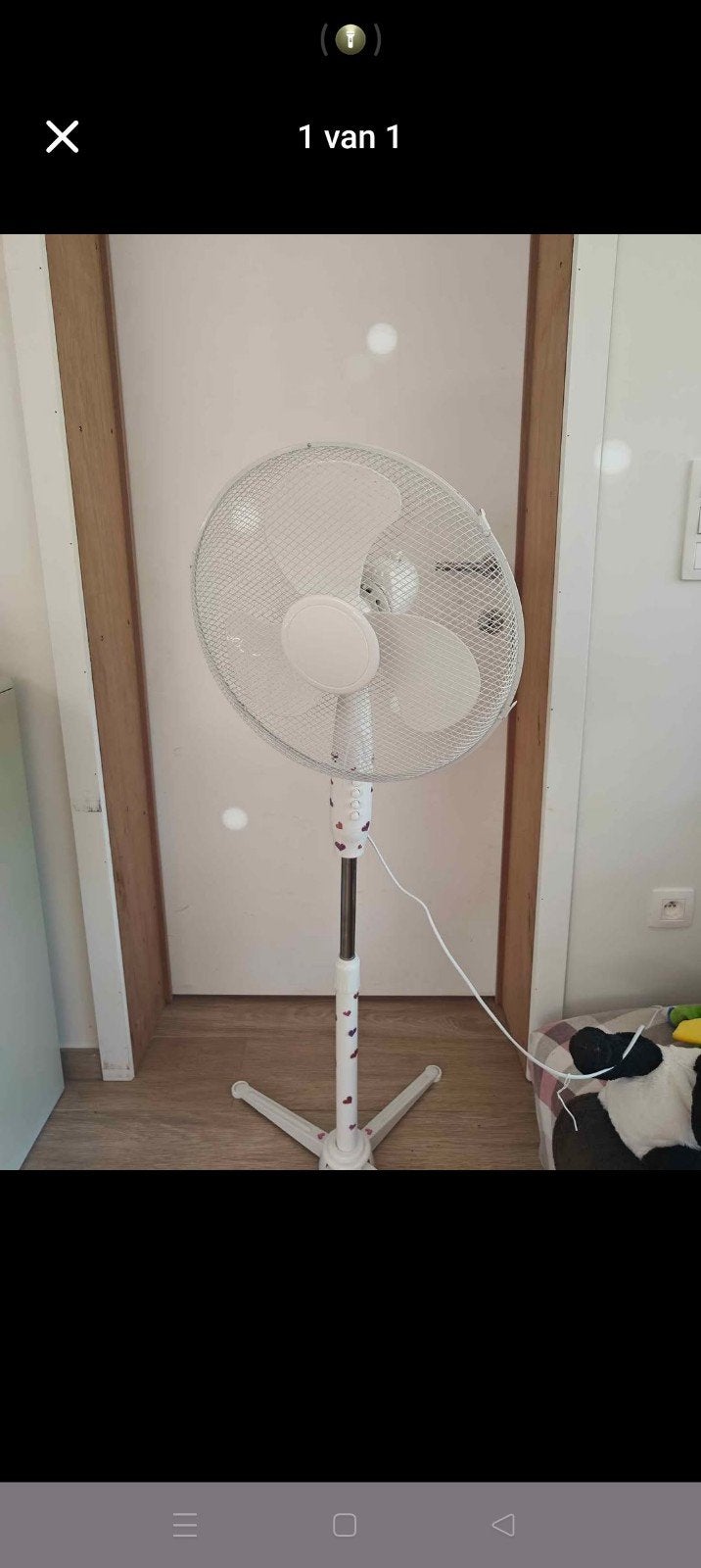 ventilator, Ophalen