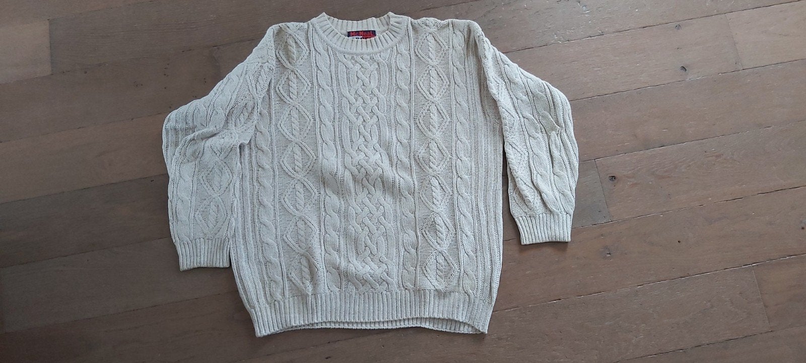 katoenen heren kabeltrui maat XL, Ophalen of Verzenden, Maat 56/58 (XL)
