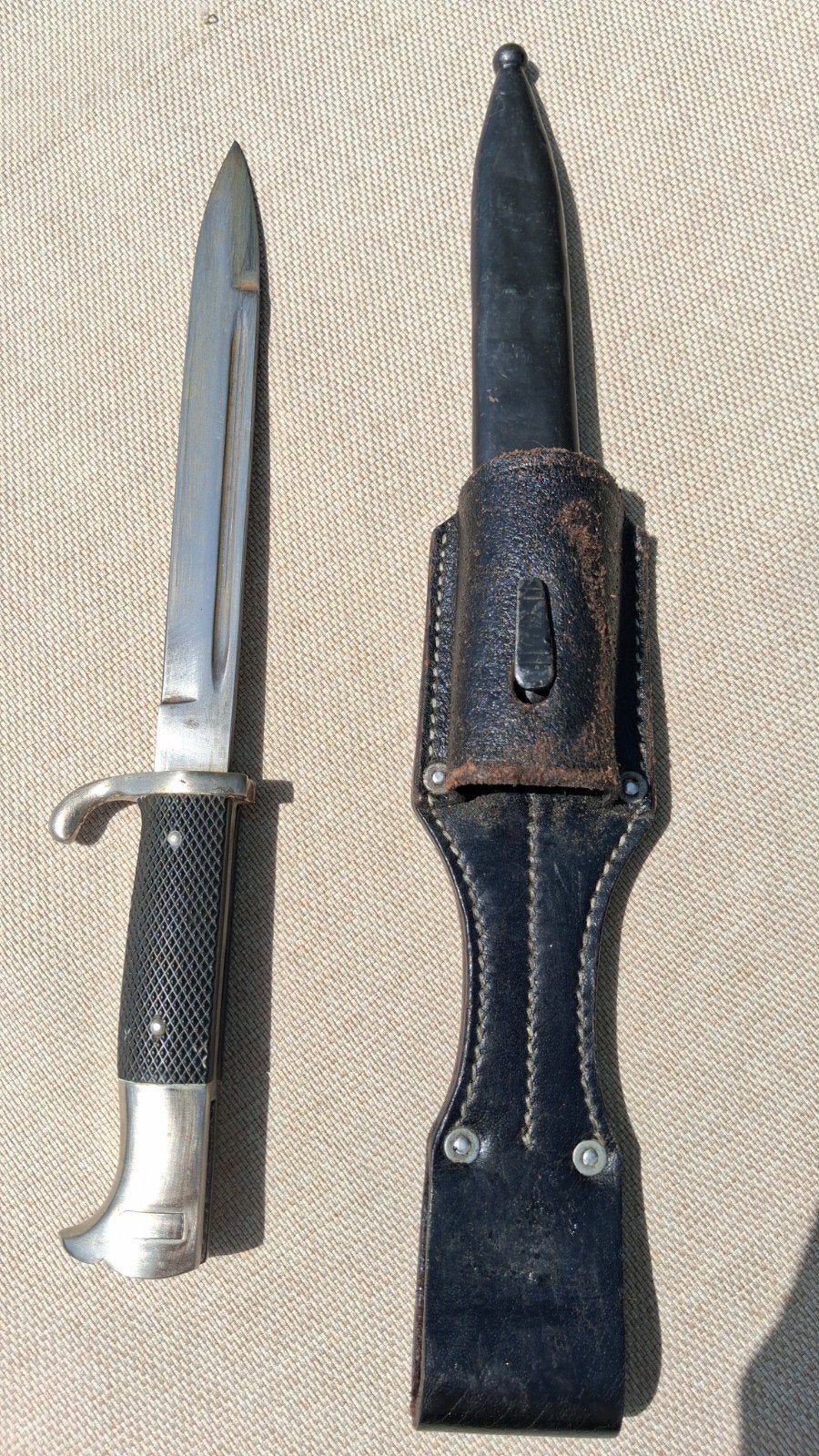 Baïonnette habillée allemande K98 WW2, Collections, Enlèvement ou Envoi