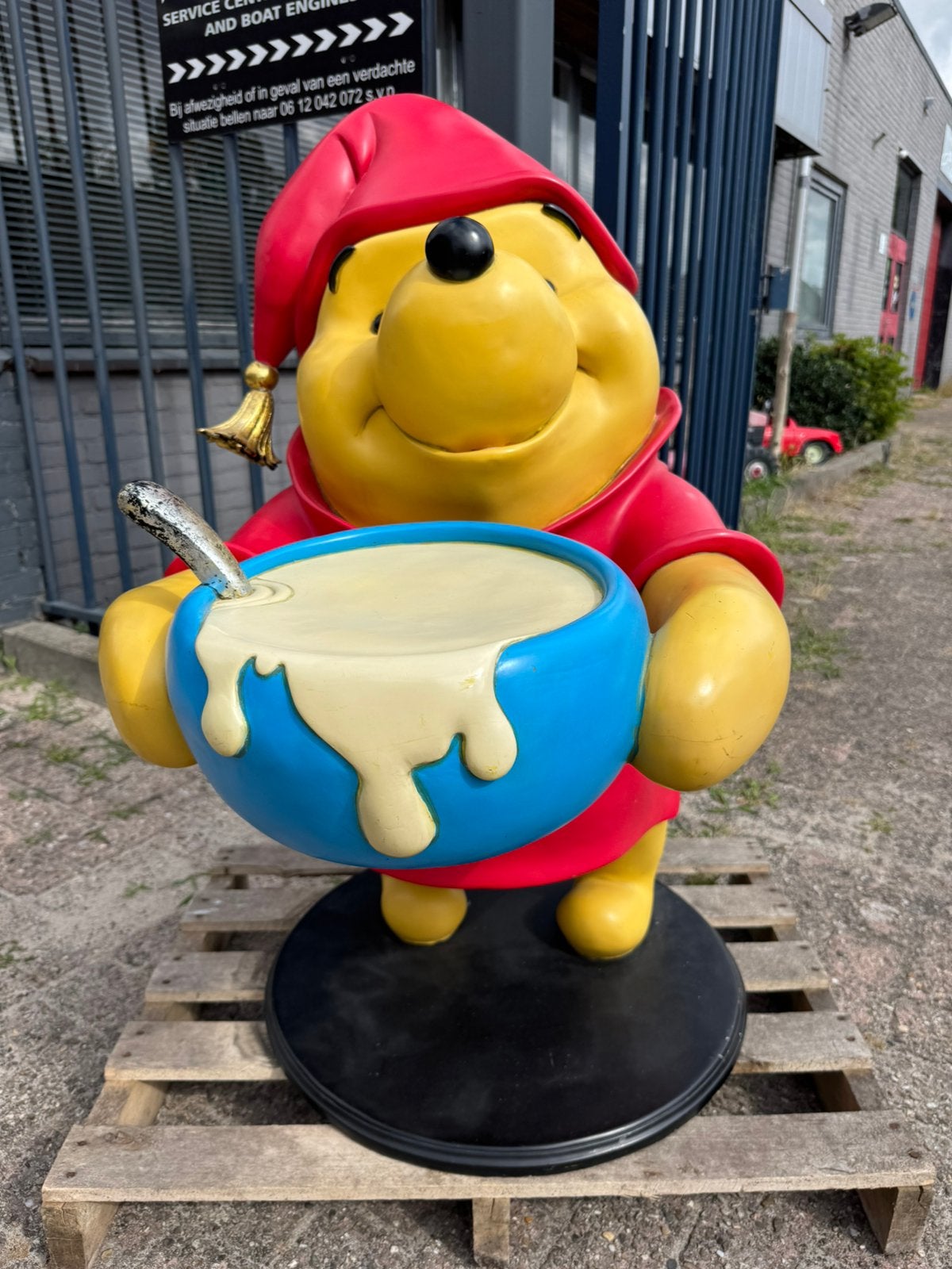 Groot Disney beeld Winnie de Poeh XL, Ophalen, Winnie de Poeh of vrienden, Gebruikt, Beeldje of Figuurtje