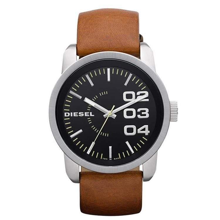 Horloge heren Diesel, Handtassen en Accessoires, Horloges | Heren, Overige merken, Leer, Staal, Polshorloge