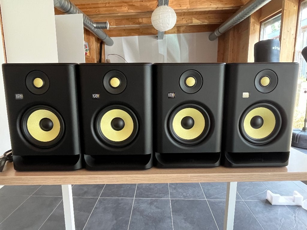 2 paar monitorluidsprekers - KRK Rokit 5 - Nieuw, Audio, Tv en Foto, Ophalen, Studiomonitor, Nieuw, KRK