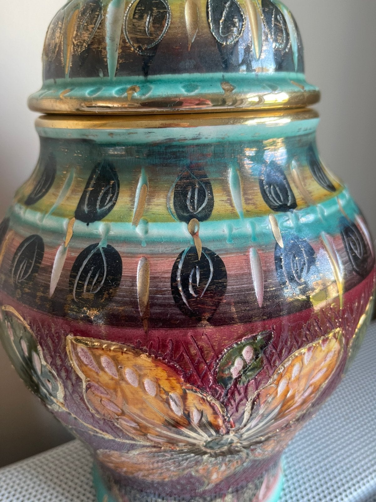 Vase vintage Hubert Bequet, Enlèvement