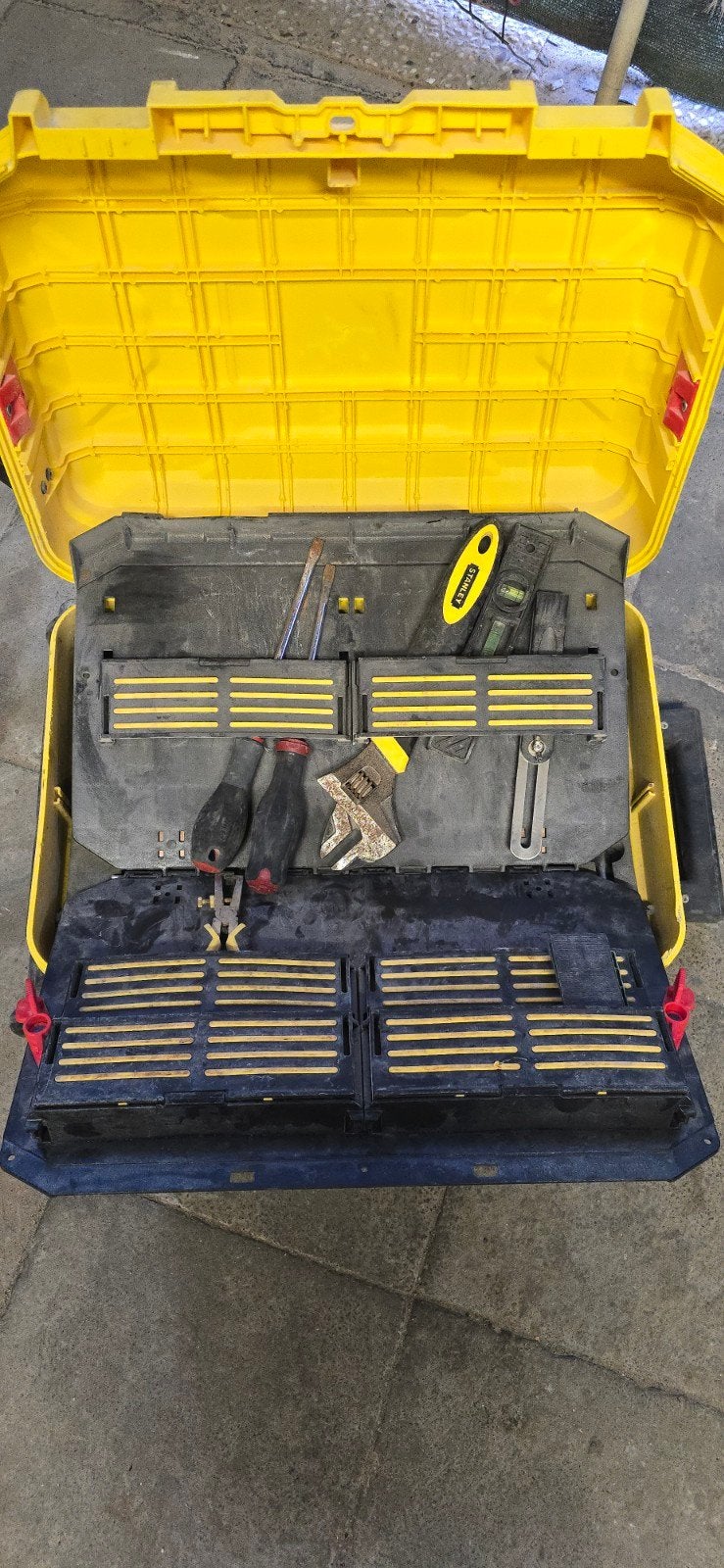 Stanley gereedschapskoffer, Doe-het-zelf en Bouw, Gereedschap | Handgereedschap, Ophalen, Stanley