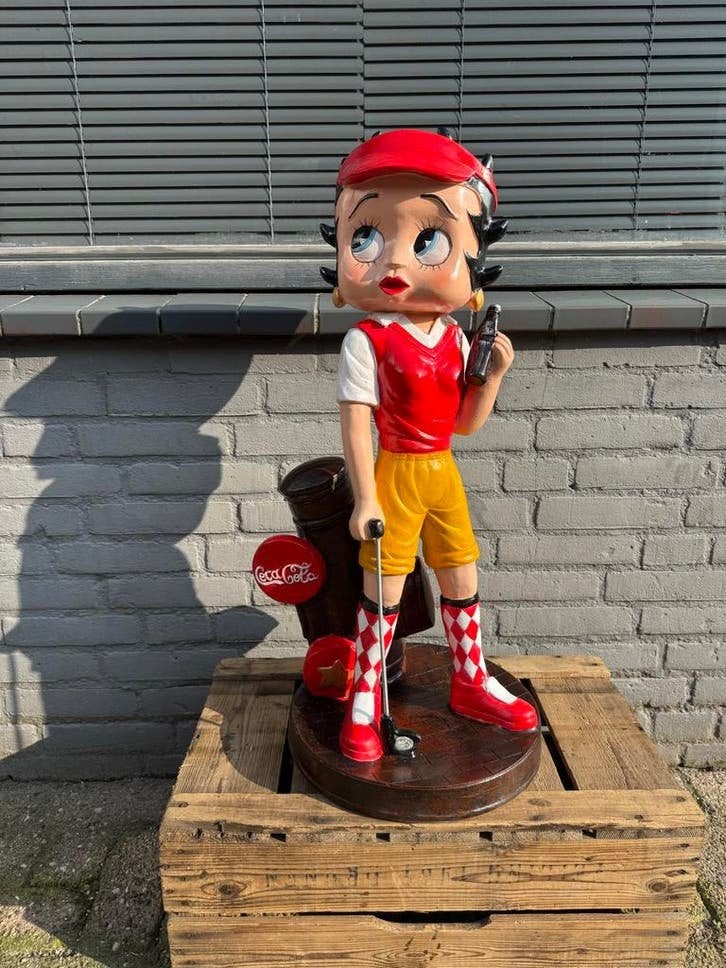 Vintage Betry Boop Coca Cola beeld, Verzamelen