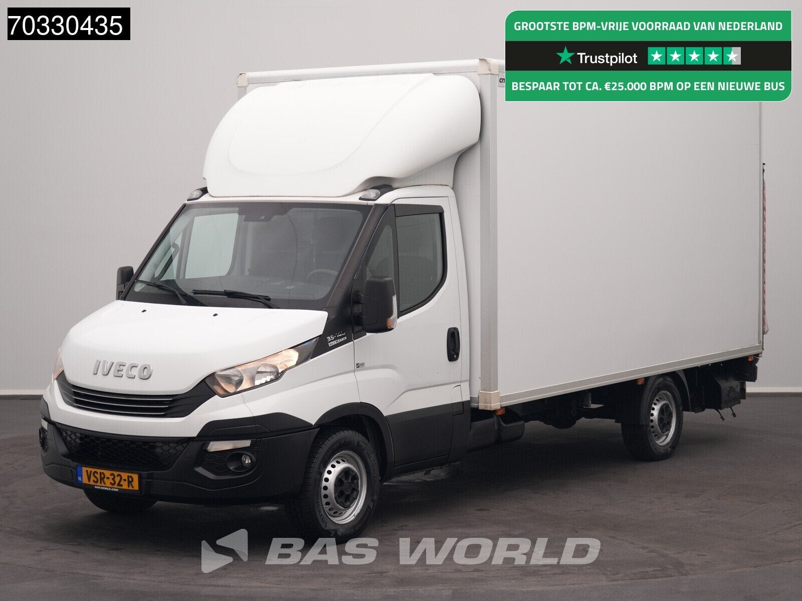 Iveco Daily 35S14 Automaat Laadklep Zijdeur Bakwagen Airco C, Automaat, Stof, Gebruikt, Iveco