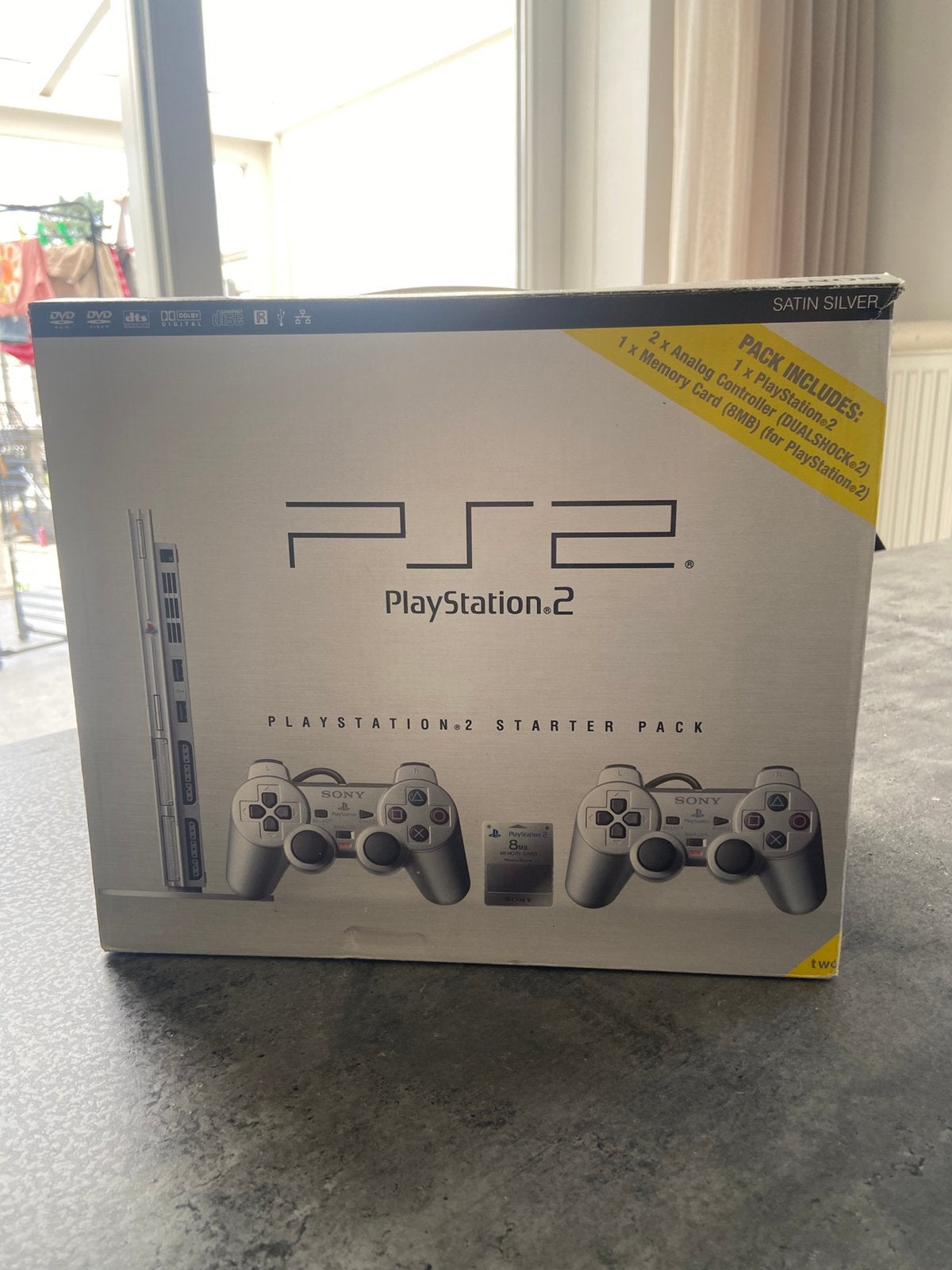 Playstation 2 startpakket + 3 spellen, Games en Spelcomputers, Spelcomputers | Sony PlayStation 2, Ophalen, Met games, Met 2 controllers