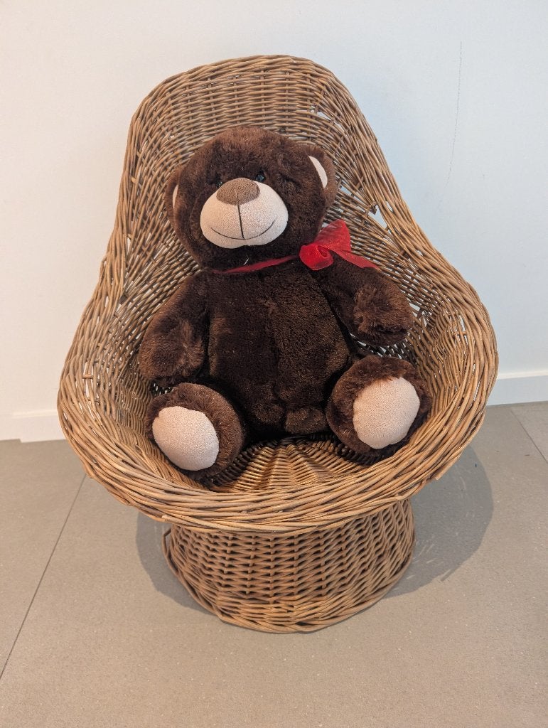 Rieten kinderzetel, Ophalen, Gebruikt, Overige merken, Bruin