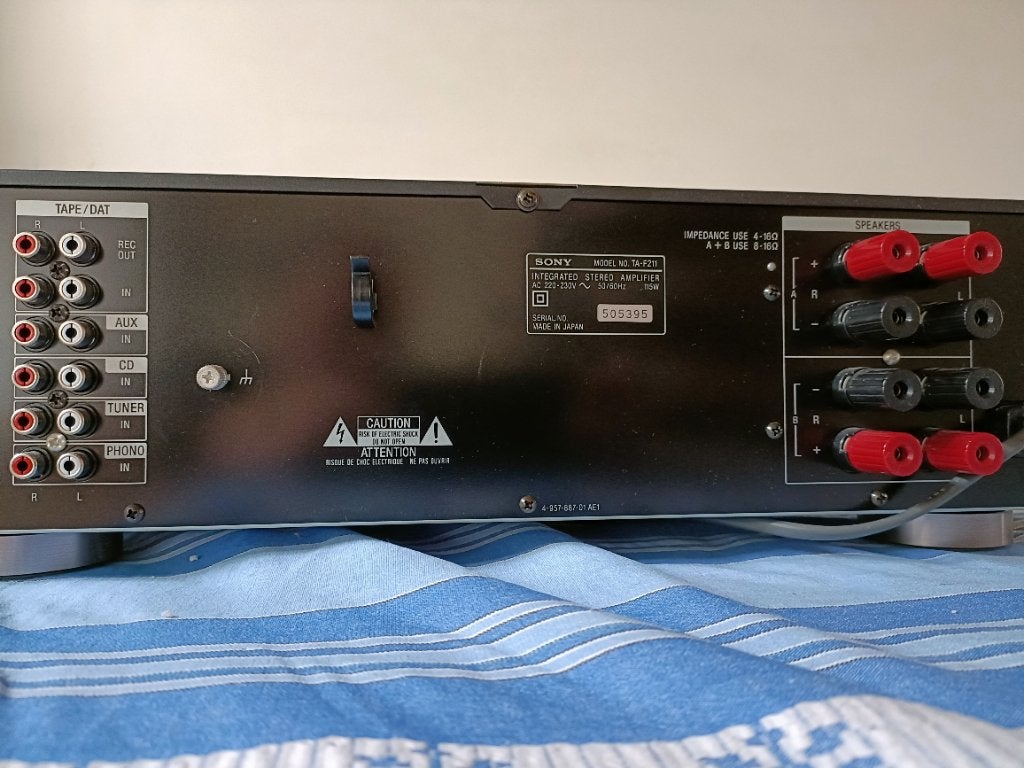 Versterker TA-F211, Audio, Tv en Foto, Versterkers en Ontvangers, Ophalen, Nieuw, Stereo, Sony