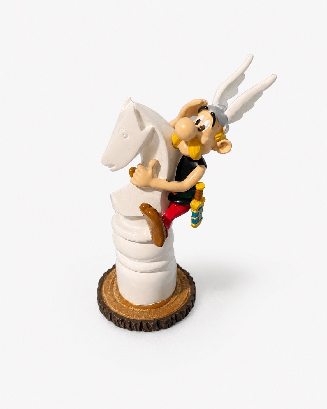 asterix verzamelbeeldje – asterix met paard / schaakstuk, Ophalen of Verzenden, Zo goed als nieuw