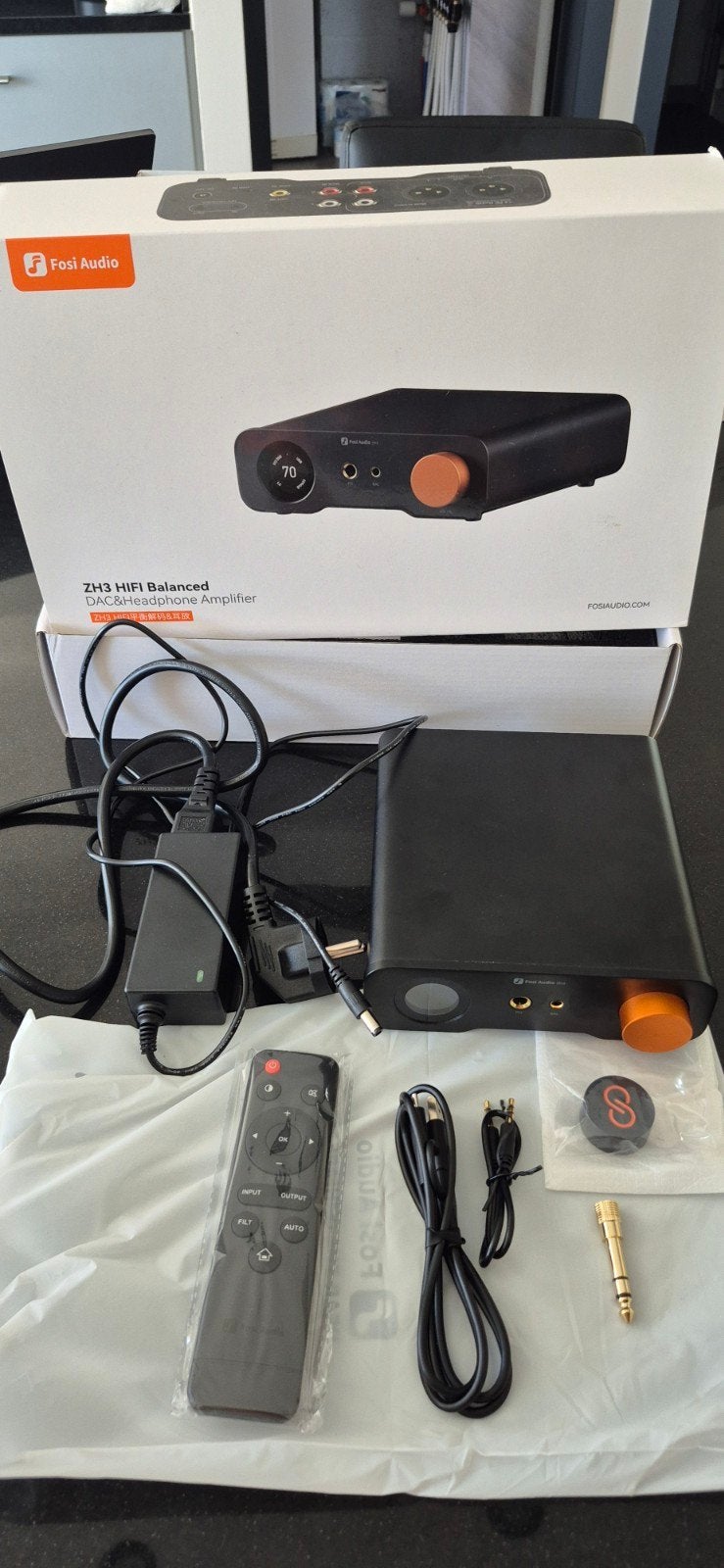 Fosi ZH3 DAC ampli casque, Audio, Tv en Foto, Ophalen, Zo goed als nieuw