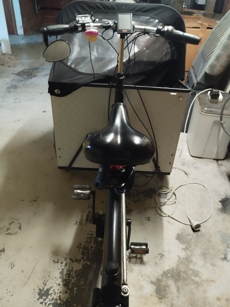 Bakfiets elektrisch, Fietsen en Brommers, Gebruikt, 2 kinderen, Elektrisch, Schijfrem