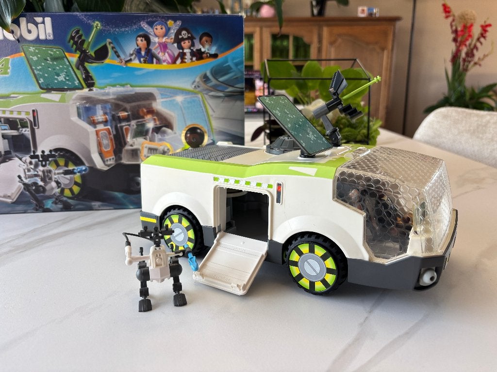 Playmobil 6692 Techno Caméléon avec Agent Gene, Enfants & Bébés, Comme neuf, Véhicule, City action, Kit complet