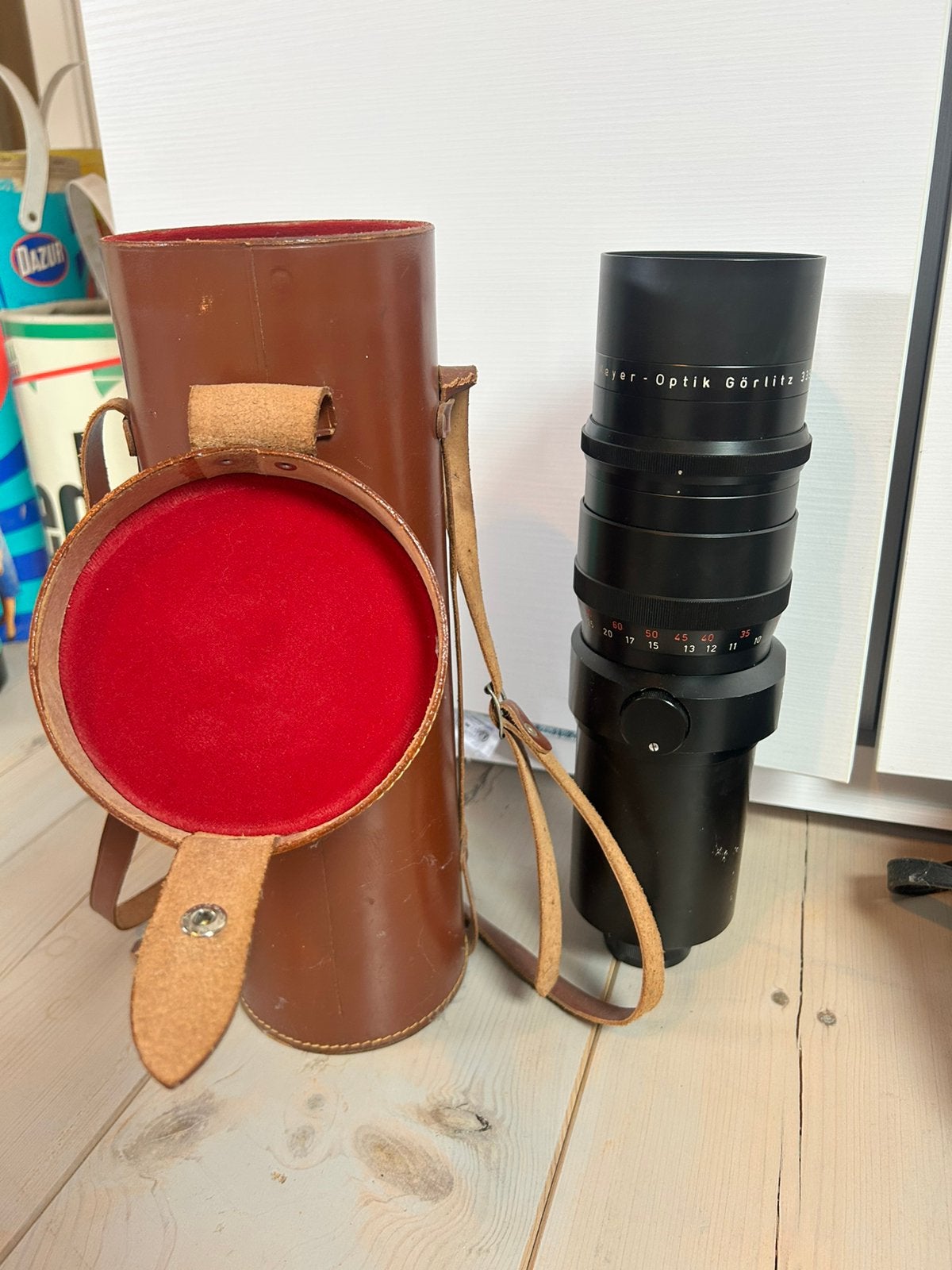 Vintage Meyer-Optik Görlitz Telemegor 5.5/400, Ophalen of Verzenden, Zo goed als nieuw