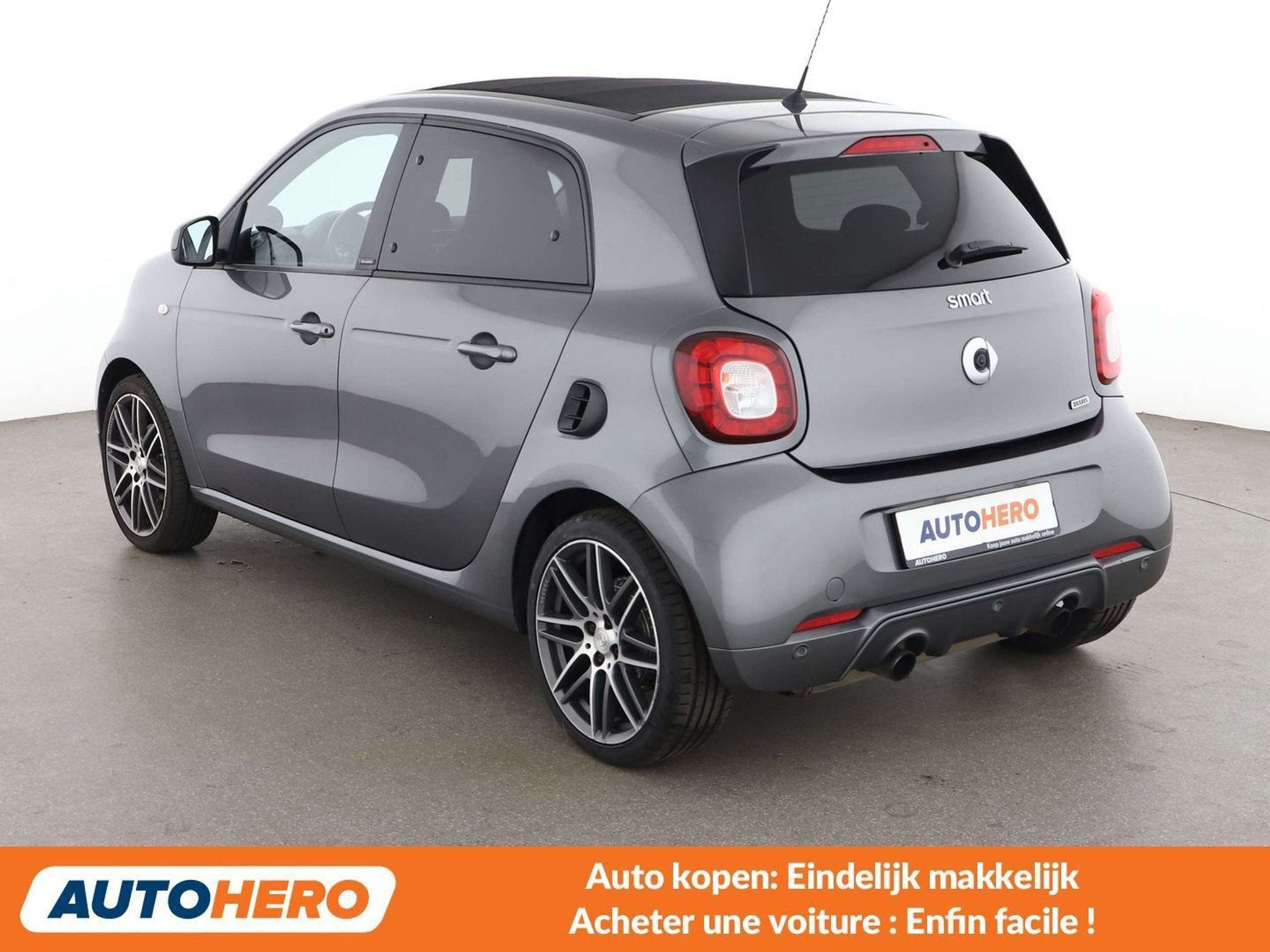 Smart Forfour 0.9 Turbo Brabus Brabus (bj 2018, automaat), Auto's, Automaat, Achterwielaandrijving, Gebruikt, 1095 kg