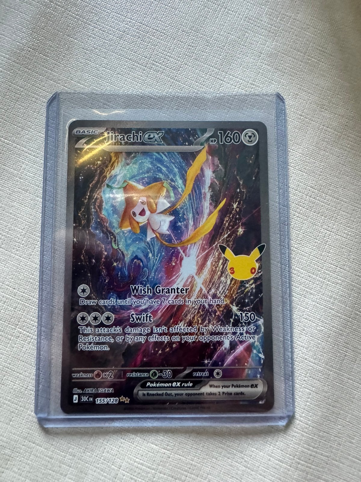 Jirachi ex 155/128, Hobby & Loisirs créatifs, Enlèvement ou Envoi, Comme neuf