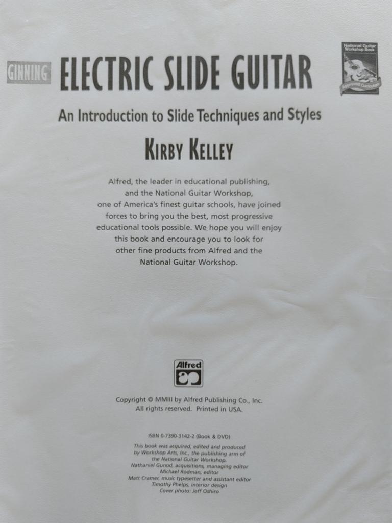 Muziekboek Electric Slide Guitar, Musique & Instruments, Partitions, Enlèvement ou Envoi, Leçon ou Cours, Blues, Guitare