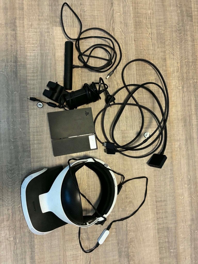 playstation VR headset, Games en Spelcomputers, Virtual Reality, Ophalen, Gebruikt, VR-bril, Sony PlayStation