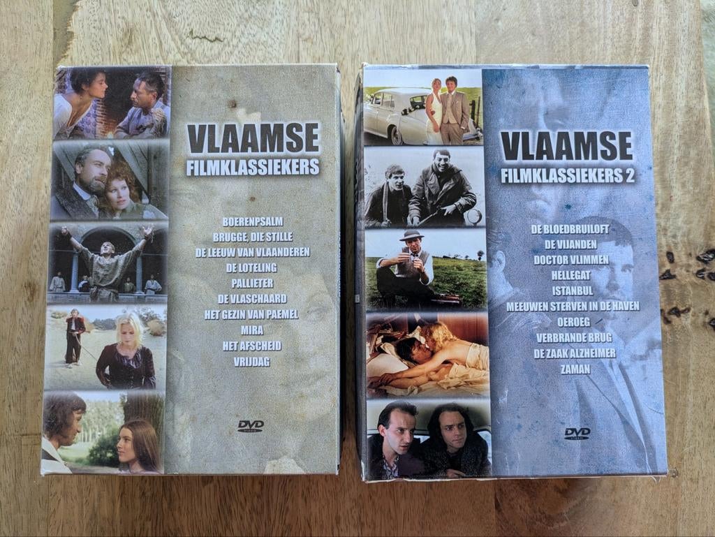 2 x dvd box Vlaamse filmklassiekers 1 + 2, Cd's en Dvd's, Ophalen of Verzenden, Drama, Boxset