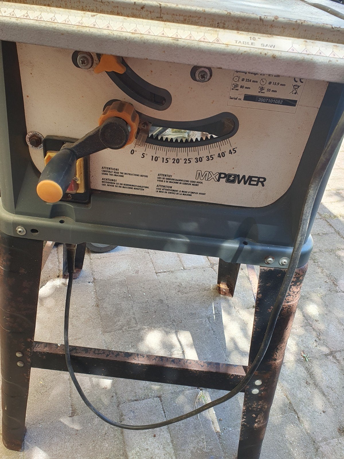 Zaagmachine te koop.  nog in orde.  gebruikt,, Ophalen