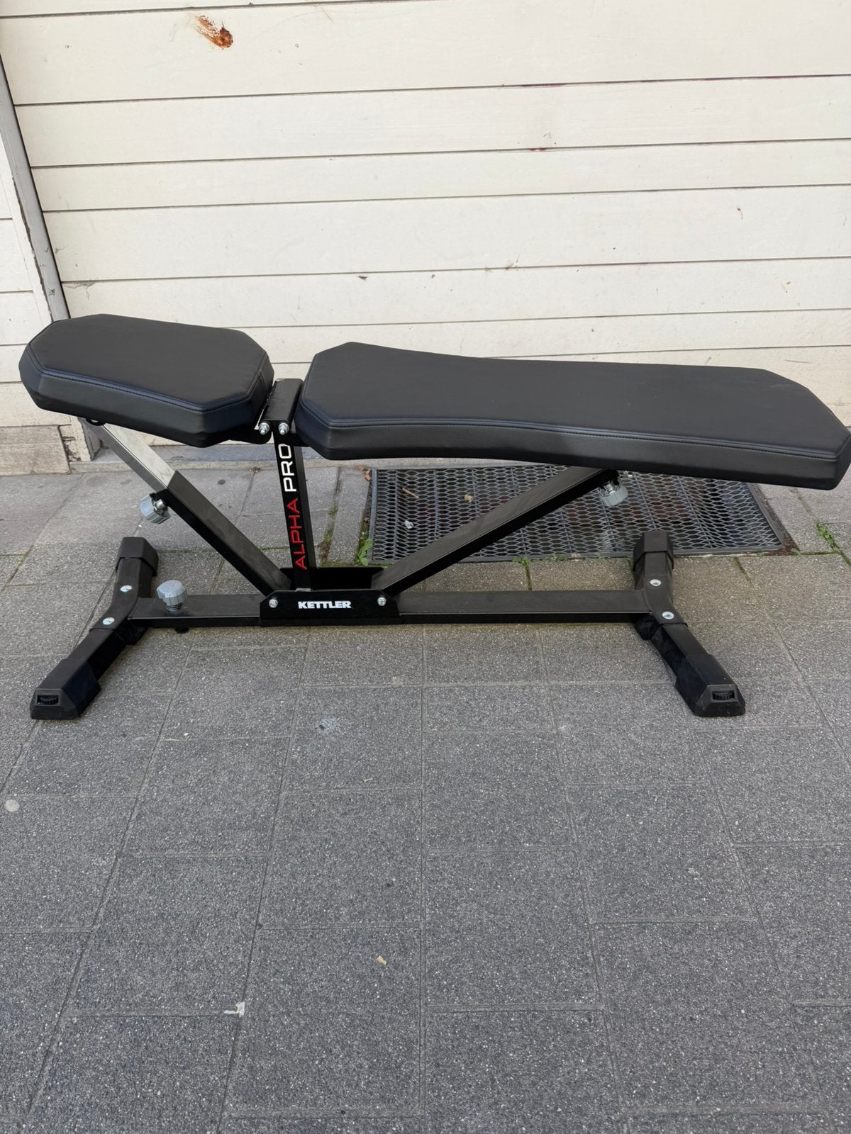 Kettler Alpha Pro weight bench, German quality, Aluminium, Enlèvement, Bras, Centrale électrique