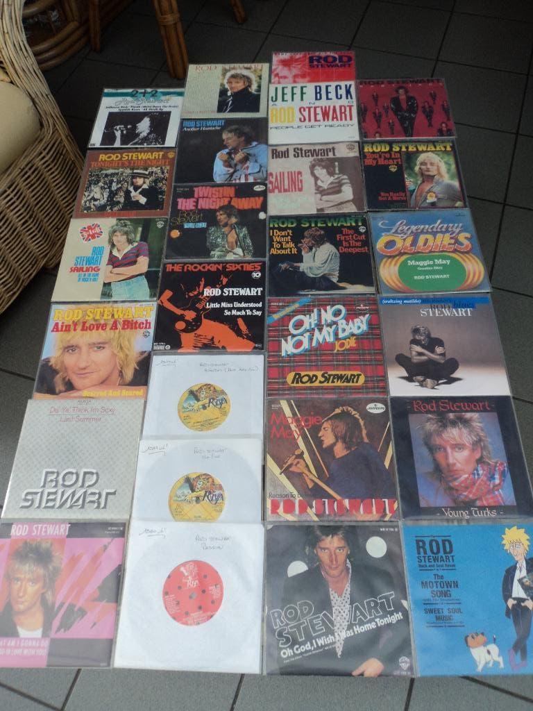 Rod Stewart 26 singles voor 20 euro, Cd's en Dvd's, Gebruikt, 7 inch, Ophalen of Verzenden, Poprock