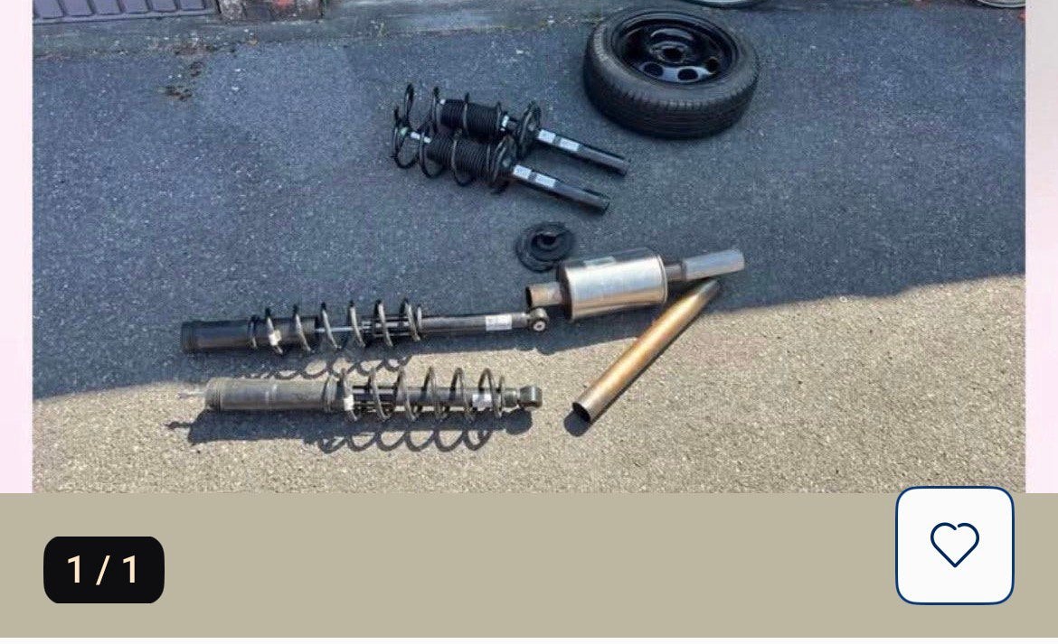 Auto stukken golf