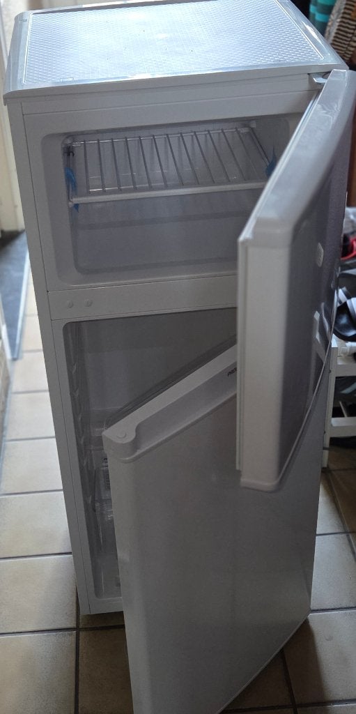 Réfrigérateur-congélateur Proline DD133 – 117 L, 75 à 100 litres, Enlèvement, Utilisé, Avec congélateur séparé