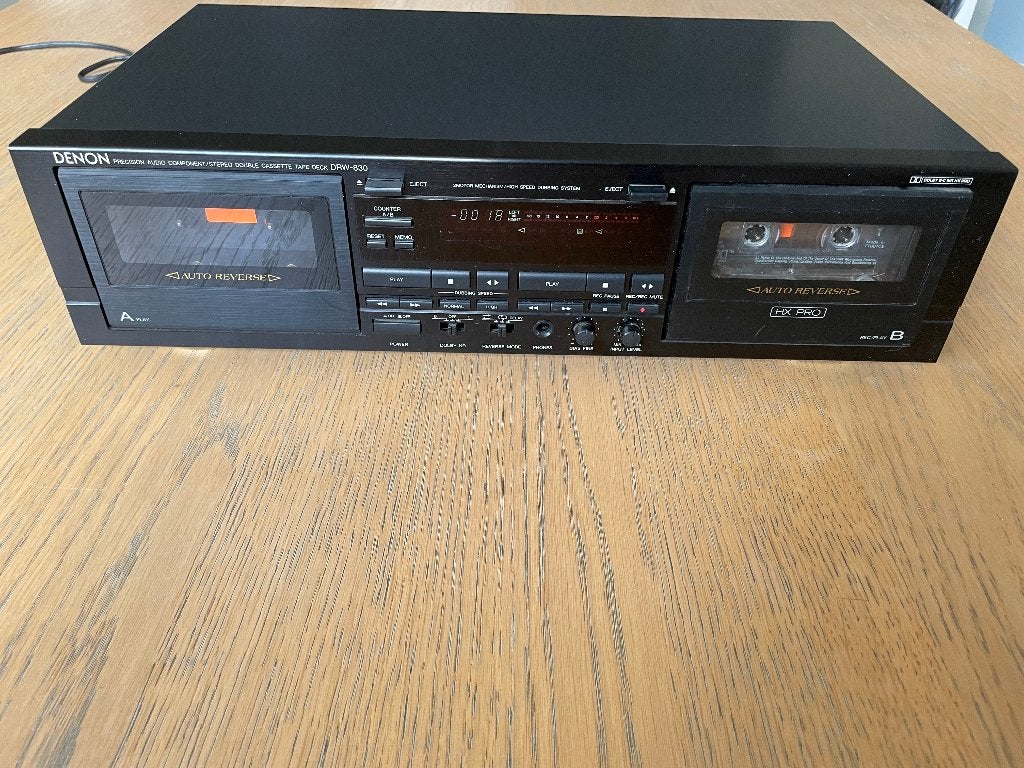 Double deck k7 Denon DRW-830, Enlèvement, Double, Denon, Auto-reverse