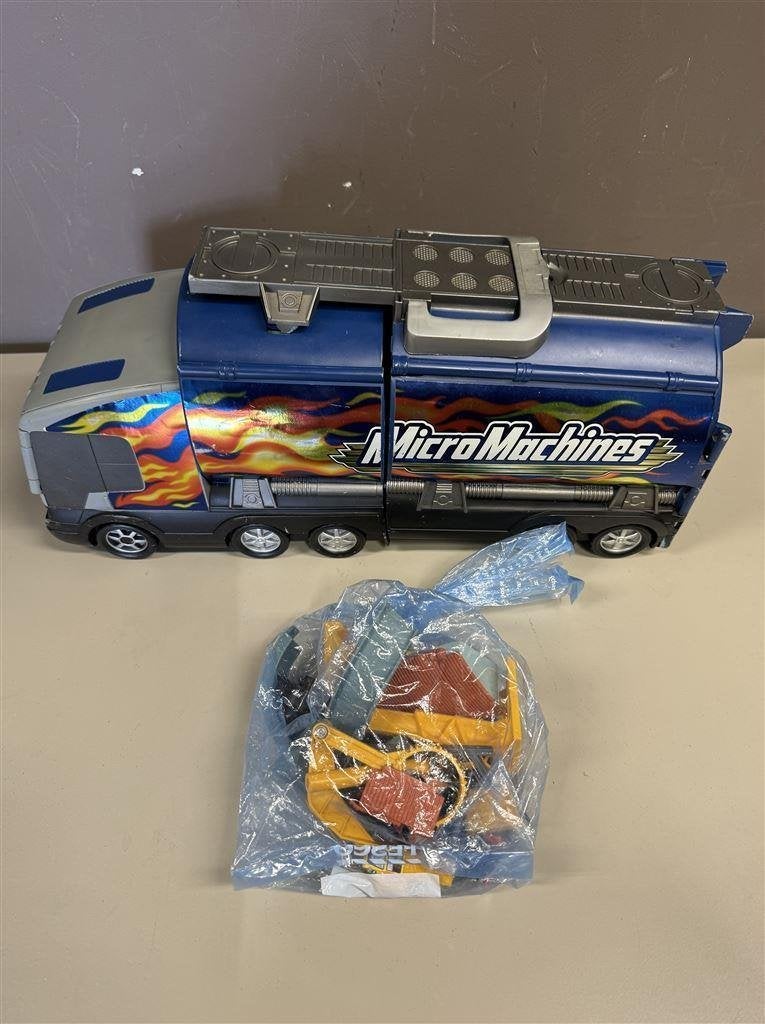 speelgoed voertuig - Micro Machines Otto\'s Truck City Tanke, Ophalen of Verzenden, Zo goed als nieuw