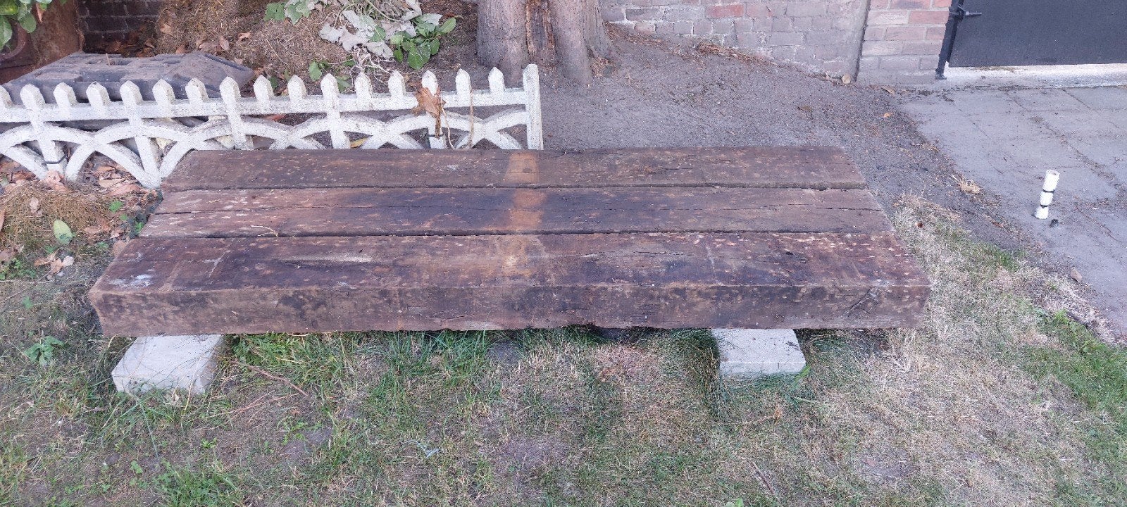 Traverse bille de chemin de fer azobé Traitées NEUVE !!!, Jardin & Terrasse, 200 cm ou plus, Moins de 25 cm, Enlèvement, Bois