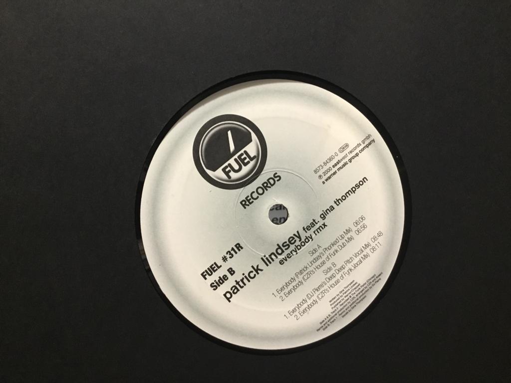 Patrick Lindsey feat. Gina Thompson. Everybody (Remixes), Cd's en Dvd's, Vinyl | Dance en House, Ophalen of Verzenden, Zo goed als nieuw