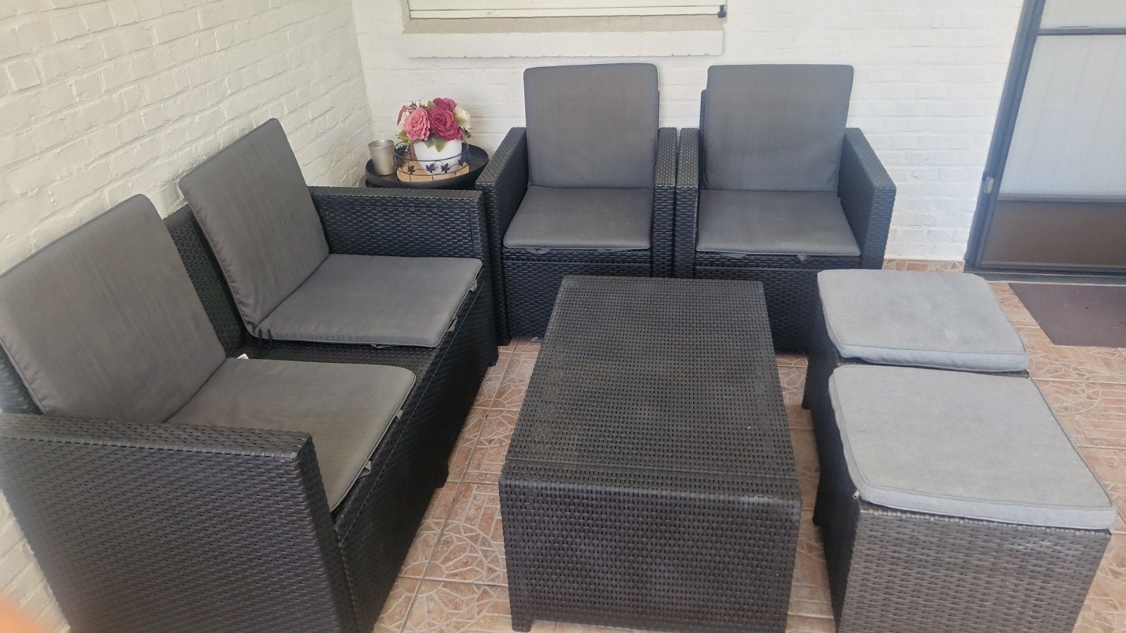 bois le duc
loungeset met 2 krukken, Ophalen, Loungeset