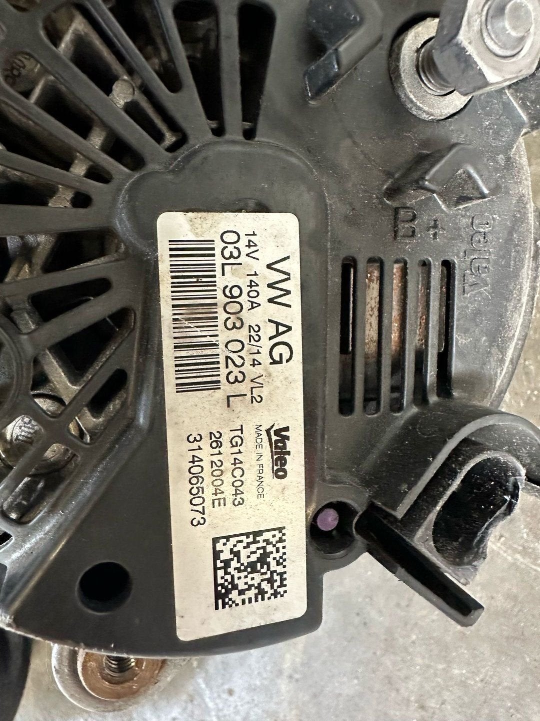 Origineel Dynamo Audi A3 8V VW Caddy Golf Skoda 03L903023K, Gebruikt, -, -, Ophalen of Verzenden