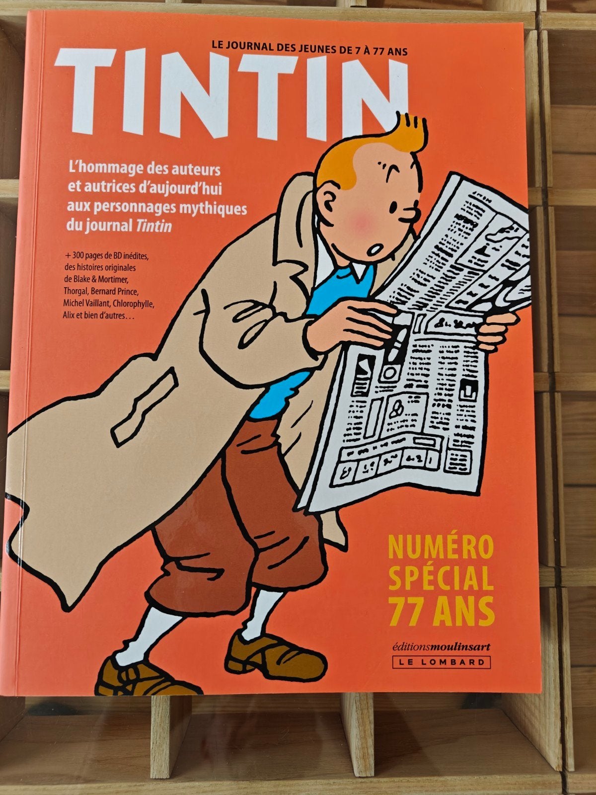 Tintin Special 77 ans anniv hommage des auteurs et *autres, Enlèvement ou Envoi