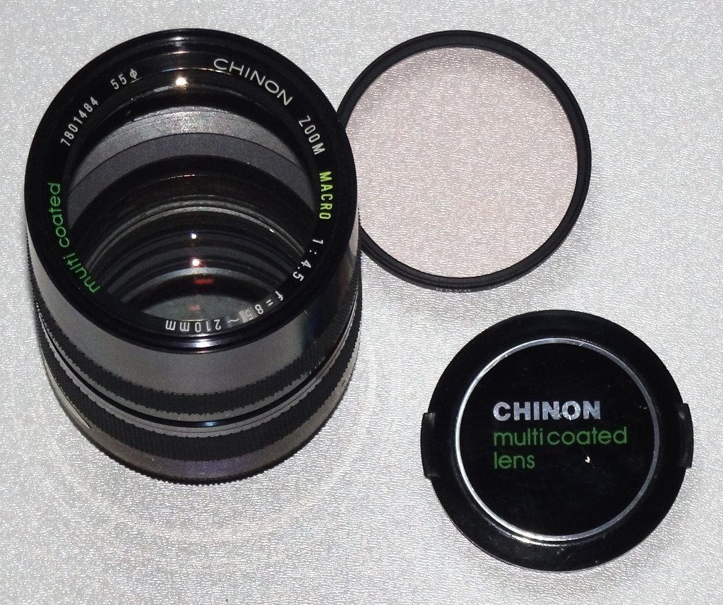 Chinon (Pentax) telelens 200mm #3.5, Audio, Tv en Foto, Overige merken, Gebruikt, Beschermhoes/tas, Overige vattingen