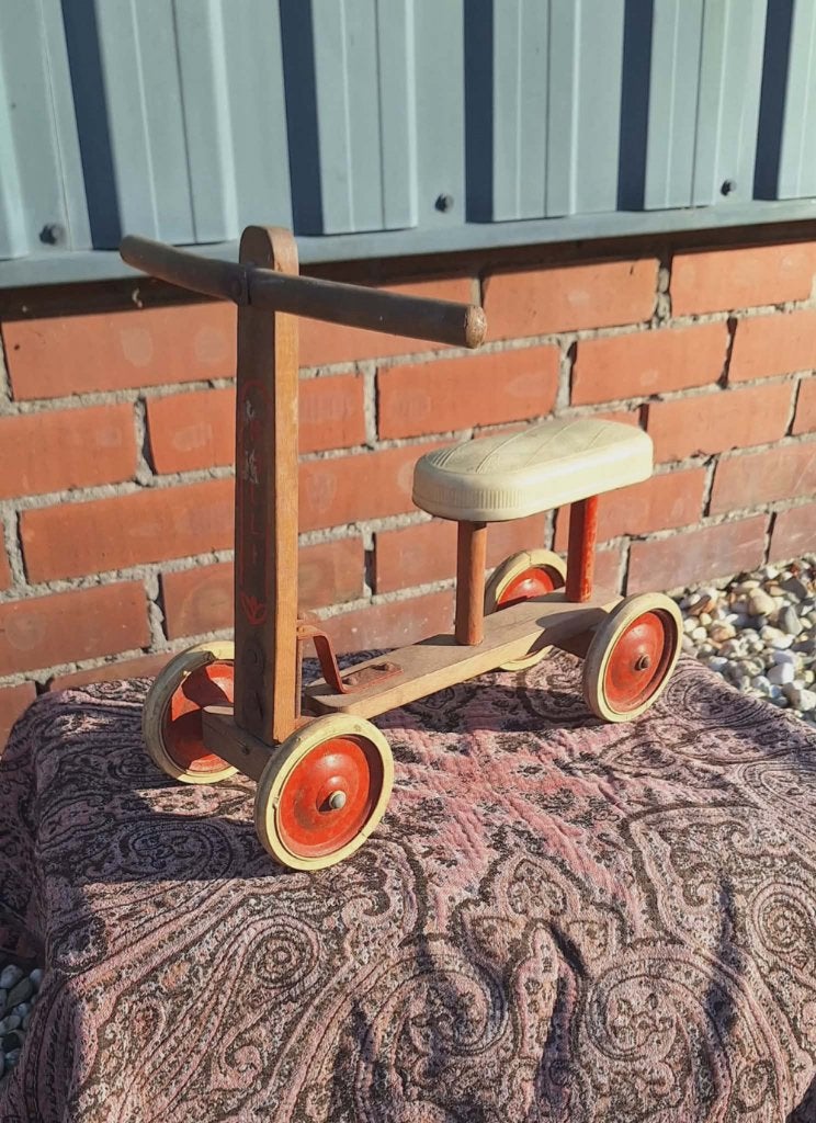 Charmant oud loopfietsje van het merk ROLLI😍, Antiek en Kunst, Ophalen of Verzenden
