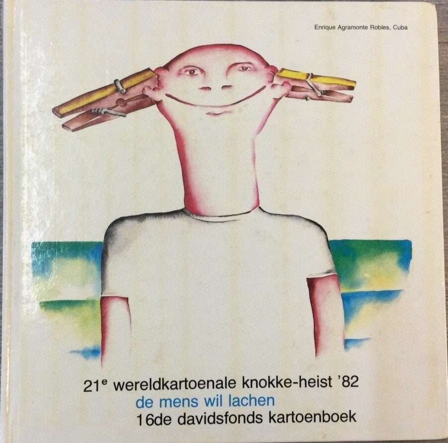 boek: cartoons 1995+2000 KH+Press Belg 2003+Saaie boel hier, Livres, Humour, Enlèvement ou Envoi, Utilisé, Cartoons ou Dessins humoristiques