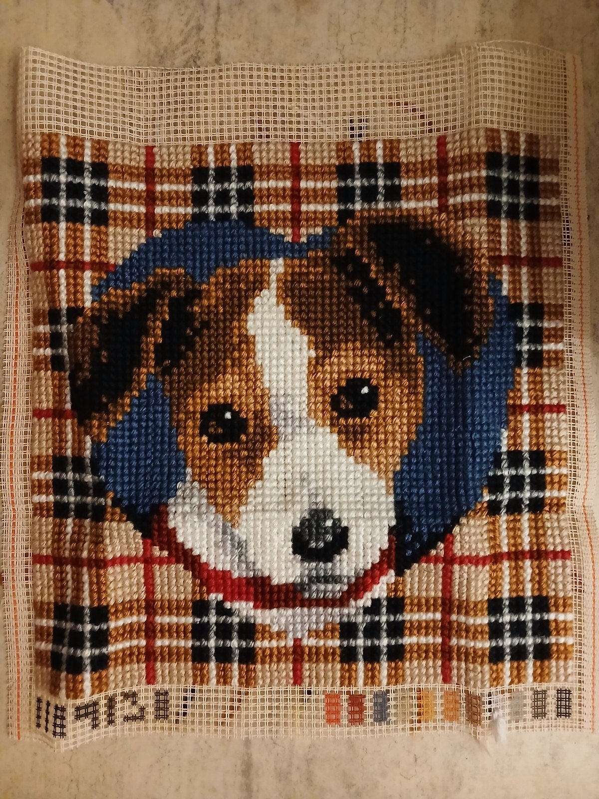 Borduurkussen jack russel, Hobby & Loisirs créatifs, Broderie & Machines à broder, Comme neuf, Set à broder, Enlèvement