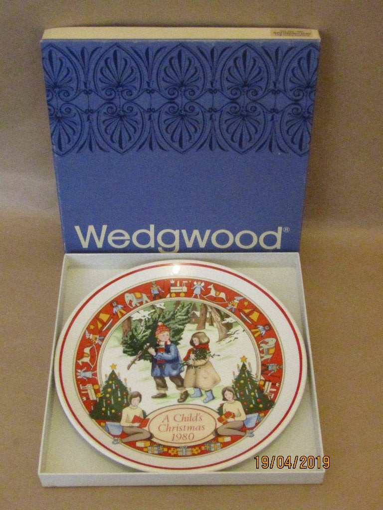 Panneau vintage Wedgwood « Noël d'un enfant », Enlèvement ou Envoi