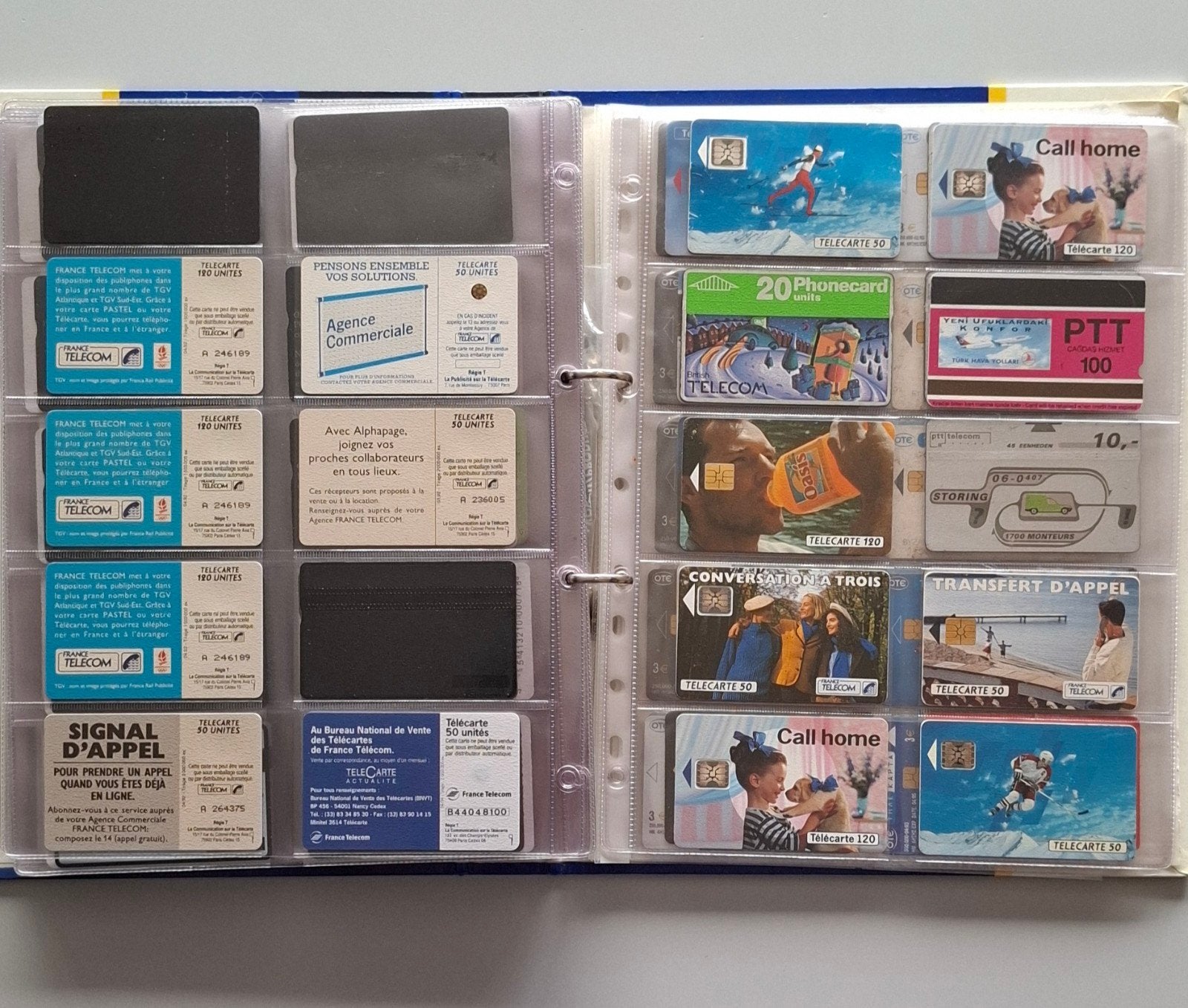 Cartes téléphonique, Collections, Enlèvement