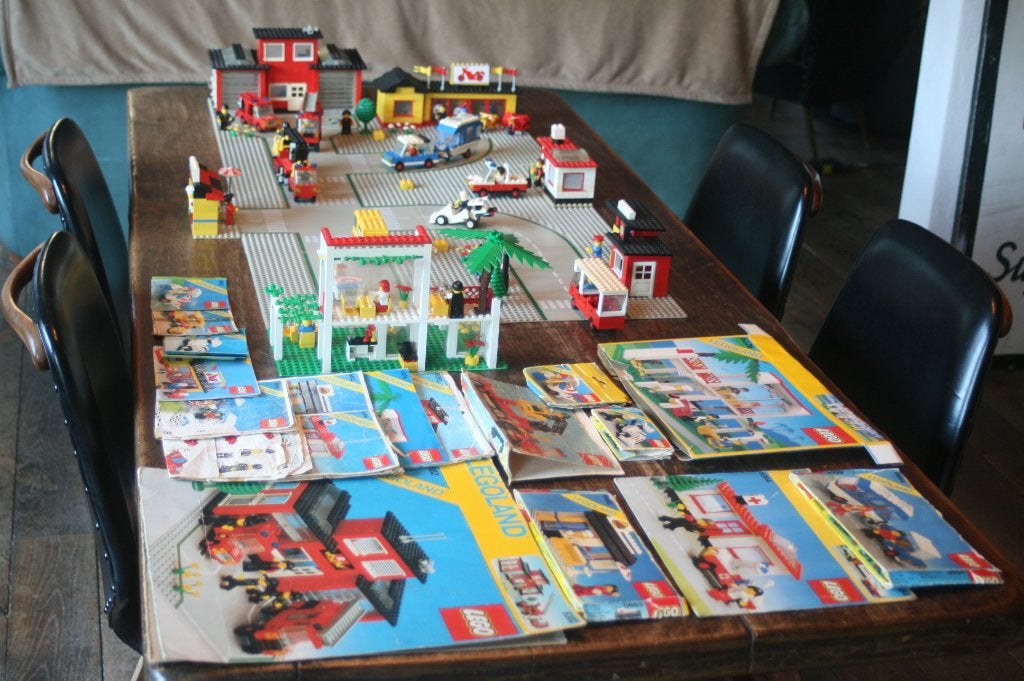 11 x sets Lego Lego City des années 80/90 + 5 rues gratuite, Enlèvement ou Envoi, Pièces supplémentaires incluses, Lego, Ensemble complet